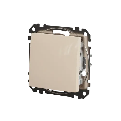 Выключатель перекрестный, бежевый, Sedna Design SDD112107