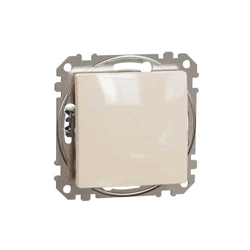 Кнопка 1 клавишная, бежевый, Sedna Design SDD112111