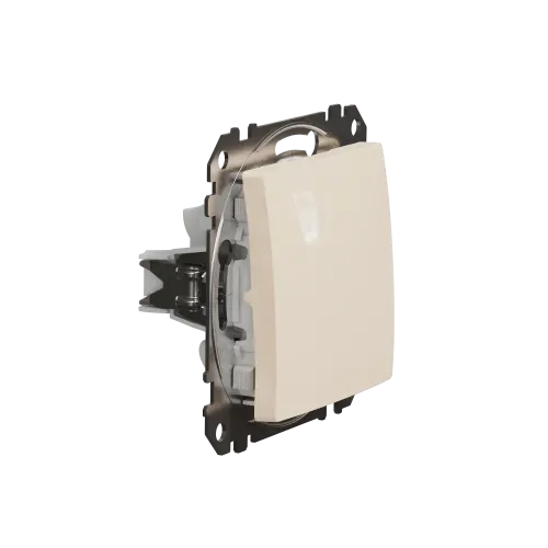 Кнопка 1 клавишная, бежевый, Sedna Design SDD112111