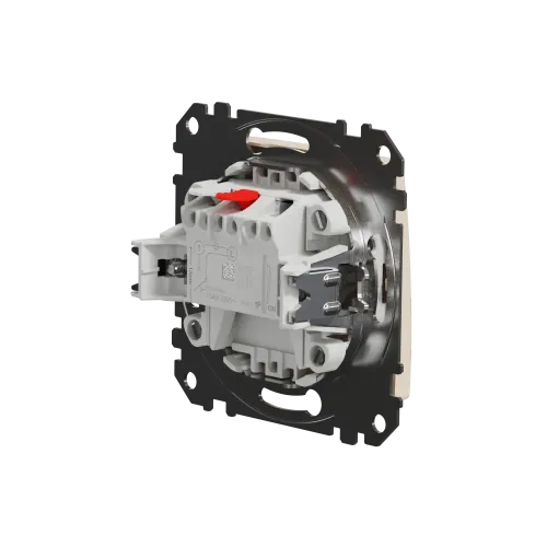Кнопка 1 клавишная, бежевый, Sedna Design SDD112111
