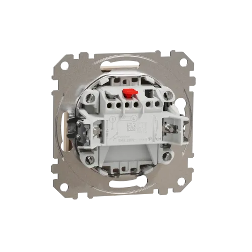 Кнопка 1 клавишная, бежевый, Sedna Design SDD112111