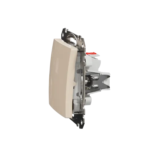 Кнопка 1 клавишная, бежевый, Sedna Design SDD112111