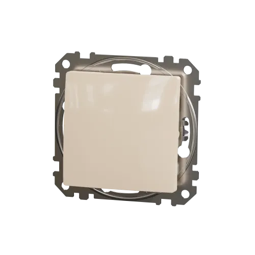 Кнопка 1 клавишная, бежевый, Sedna Design SDD112111