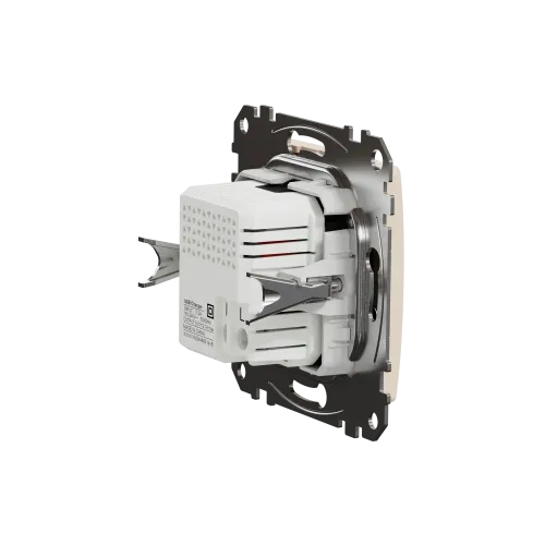 Розетка USB тип A+A, бежевый, Sedna Design SDD112401