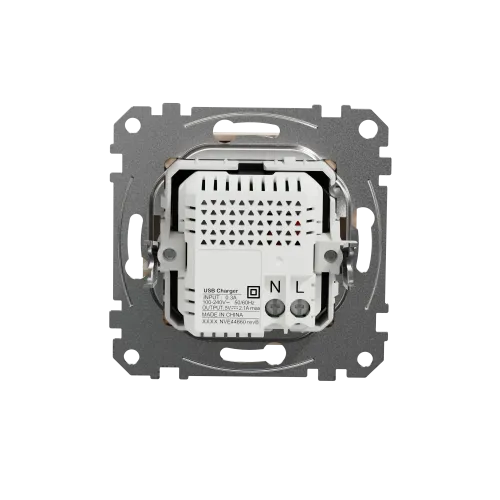 Розетка USB тип A+A, бежевый, Sedna Design SDD112401