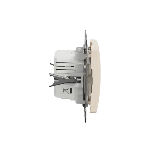 Розетка USB тип A+C 2,4A, бежевый, Sedna Design SDD112402