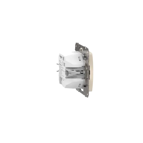 Розетка USB тип A+C 3A, 45W, бежевый, Sedna Design SDD112404