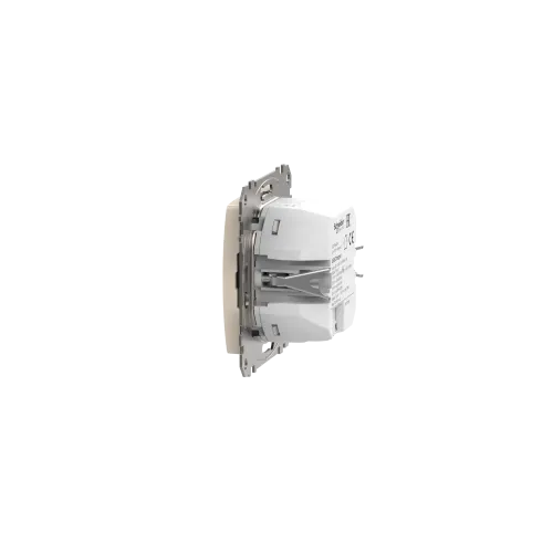 Розетка USB тип A+C 3A, 45W, бежевый, Sedna Design SDD112404