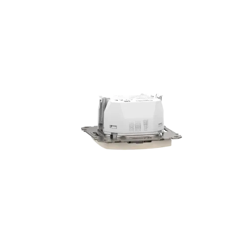 Розетка USB тип A+C 3A, 45W, бежевый, Sedna Design SDD112404