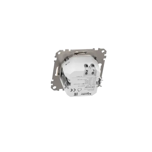 Розетка USB тип A+C 3A, 45W, бежевый, Sedna Design SDD112404