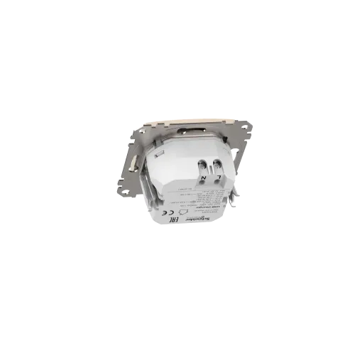 Розетка USB тип A+C 3A, 45W, бежевый, Sedna Design SDD112404