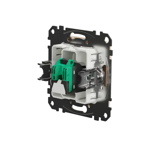 Компьютерная розетка RJ45 кат. 5е UTP, бежевый, Sedna Design SDD112451