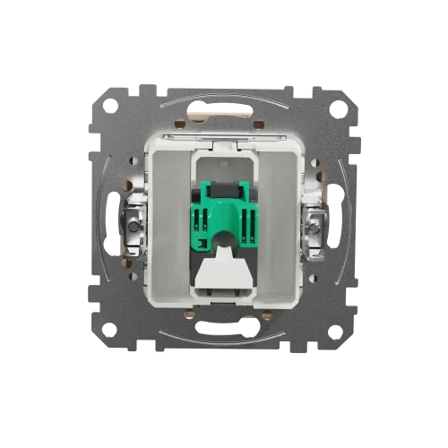 Компьютерная розетка RJ45 кат. 5е UTP, бежевый, Sedna Design SDD112451
