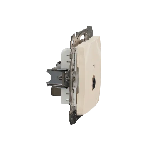 Розетка телевизионная конечная, бежевый, Sedna Design SDD112471