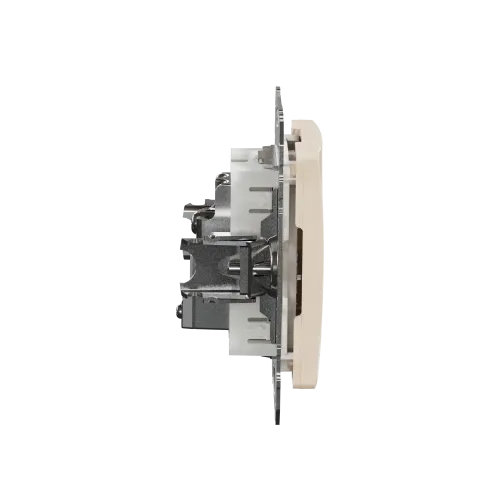 Розетка телевизионная конечная, бежевый, Sedna Design SDD112471