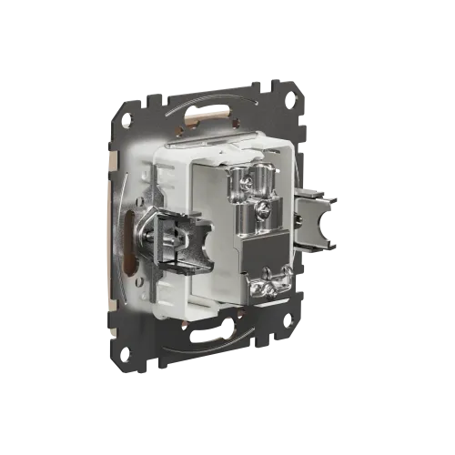 Розетка телевизионная конечная, бежевый, Sedna Design SDD112471