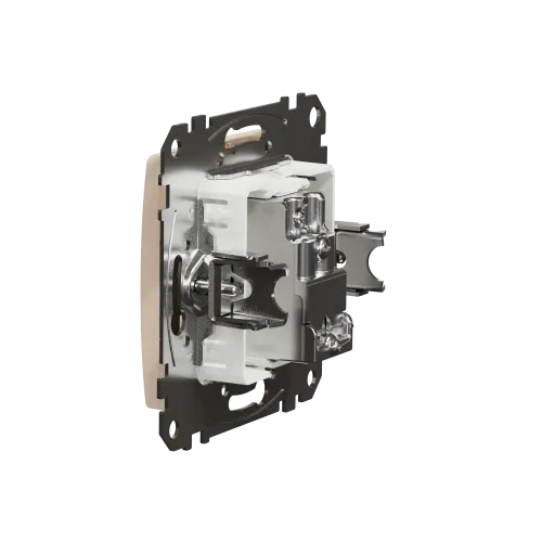 Розетка телевизионная конечная, бежевый, Sedna Design SDD112471