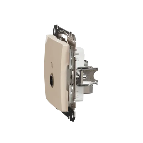 Розетка телевизионная конечная, бежевый, Sedna Design SDD112471