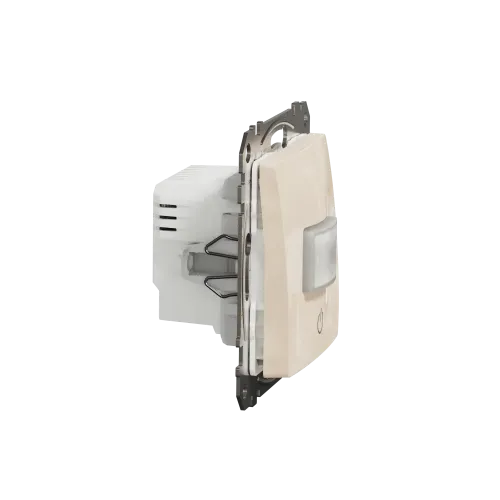 Датчик движения с кнопкой, бежевый, Sedna Design SDD112504