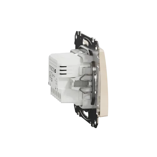 Датчик движения с кнопкой, бежевый, Sedna Design SDD112504