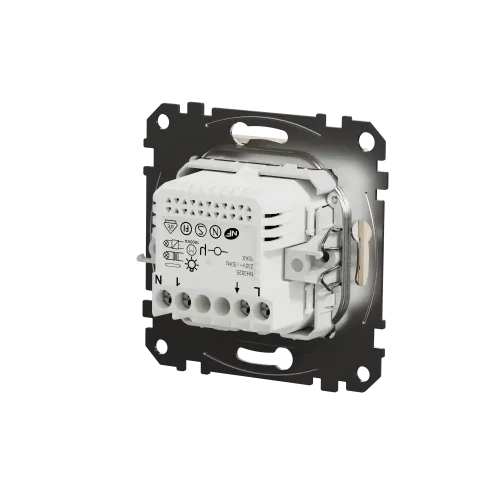 Датчик движения с кнопкой, бежевый, Sedna Design SDD112504