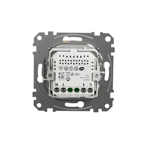 Датчик движения с кнопкой, бежевый, Sedna Design SDD112504