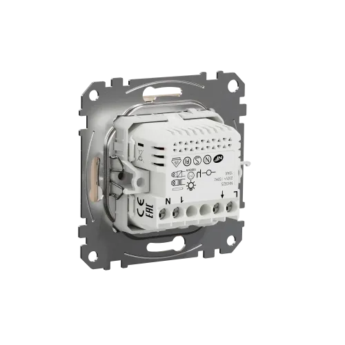 Датчик движения с кнопкой, бежевый, Sedna Design SDD112504
