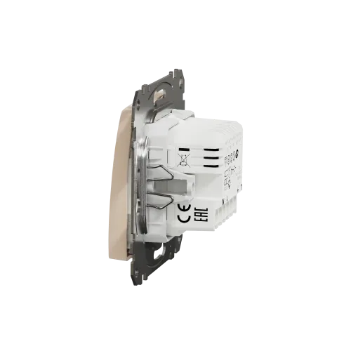 Датчик движения с кнопкой, бежевый, Sedna Design SDD112504