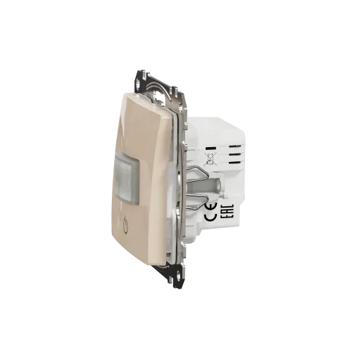 Датчик движения с кнопкой, бежевый, Sedna Design SDD112504