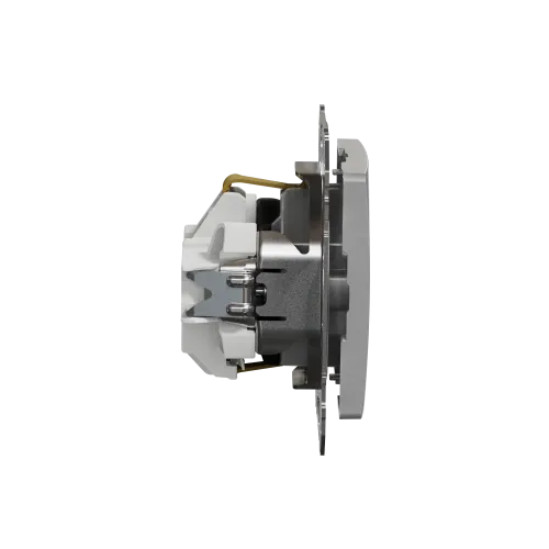 Розетка электрическая, алюминий, Sedna Design SDD113022