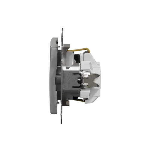Розетка электрическая, алюминий, Sedna Design SDD113022