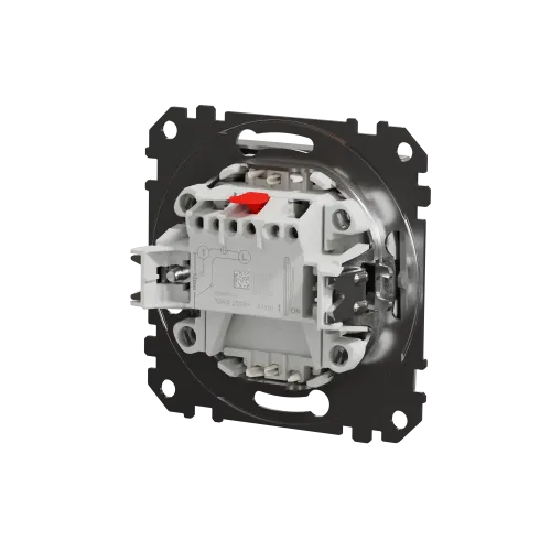 Выключатель с подсветкой 1 клавишный, алюминий, Sedna Design SDD113101L