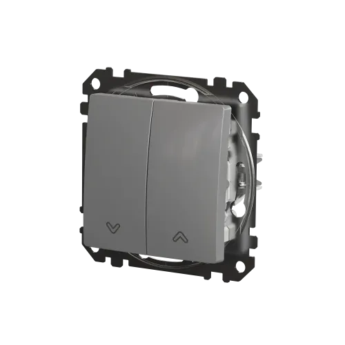 Выключатель для жалюзи, алюминий, Sedna Design SDD113104
