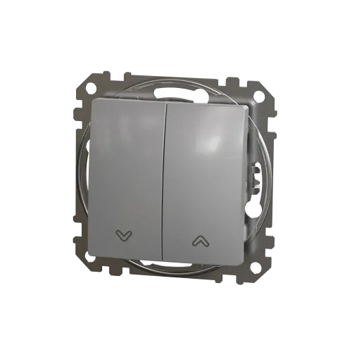 Выключатель для жалюзи, алюминий, Sedna Design SDD113104