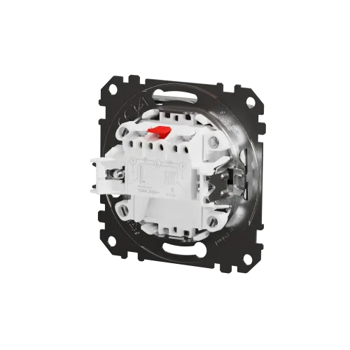 Выключатель 2 клавишный, алюминий, Sedna Design SDD113105