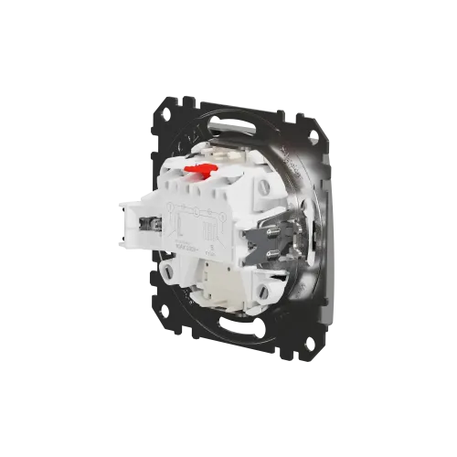 Выключатель с подсветкой 2 клавишный, алюминий, Sedna Design SDD113105L