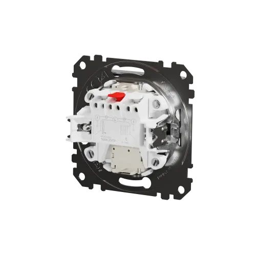 Выключатель с подсветкой 2 клавишный, алюминий, Sedna Design SDD113105L