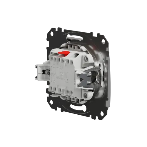 Выключатель проходной 1 клавишный, алюминий, Sedna Design SDD113106