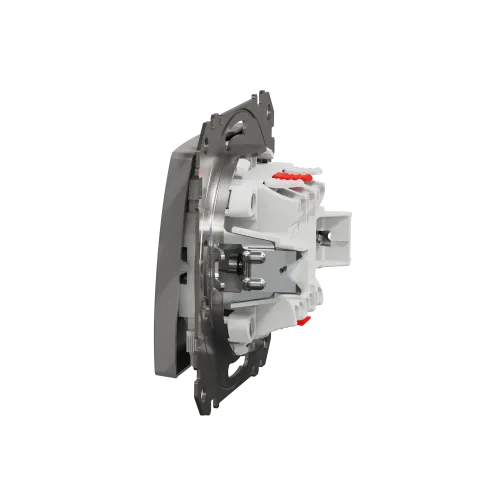 Выключатель перекрестный, алюминий, Sedna Design SDD113107