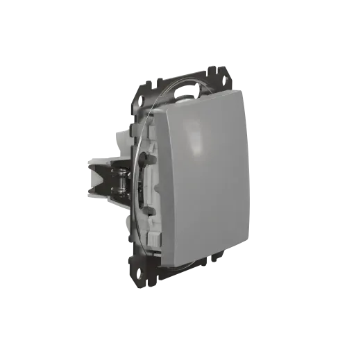 Кнопка 1 клавишная, алюминий, Sedna Design SDD113111