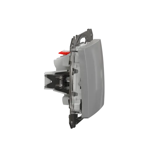 Кнопка 1 клавишная, алюминий, Sedna Design SDD113111