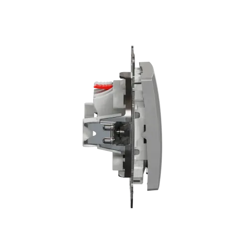 Кнопка 1 клавишная, алюминий, Sedna Design SDD113111