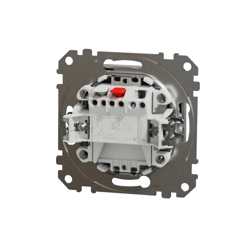 Кнопка 1 клавишная, алюминий, Sedna Design SDD113111