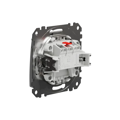 Кнопка 1 клавишная, алюминий, Sedna Design SDD113111