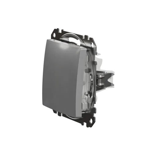Кнопка 1 клавишная, алюминий, Sedna Design SDD113111