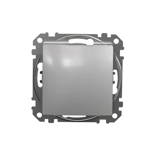 Кнопка 1 клавишная, алюминий, Sedna Design SDD113111