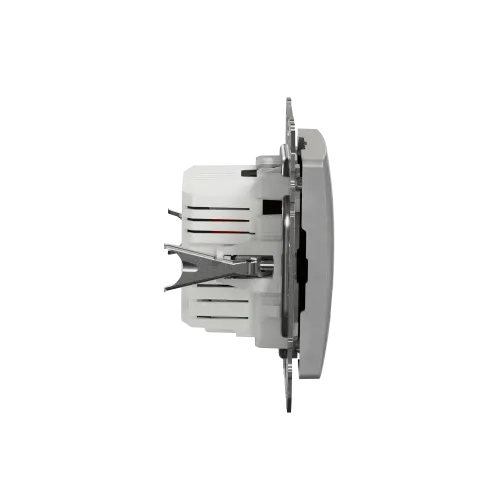 Розетка USB тип A+A, алюминий, Sedna Design SDD113401