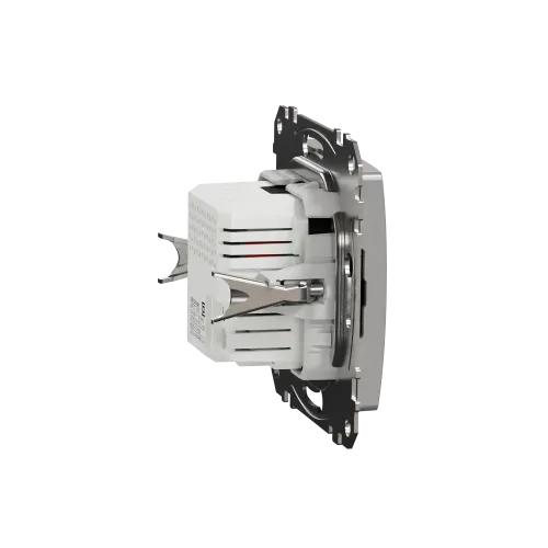 Розетка USB тип A+A, алюминий, Sedna Design SDD113401