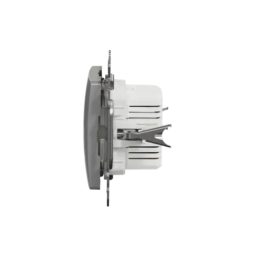 Розетка USB тип A+C 2,4A, алюминий, Sedna Design SDD113402