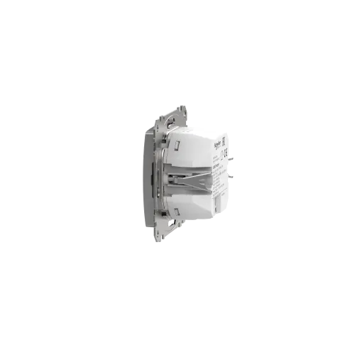 Розетка USB тип A+C 3A, 45W, алюминий, Sedna Design SDD113404